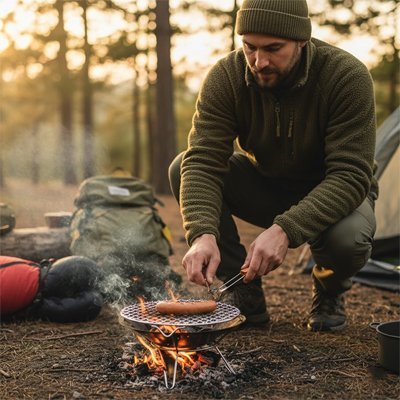 Grille ronde barbecue | Premium - Tout avais un coût