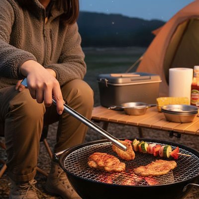 Pince barbecue | Ergonomique Inox - Tout avais un coût