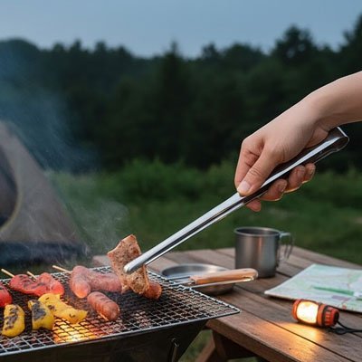 Pince barbecue | Ergonomique Inox - Tout avais un coût