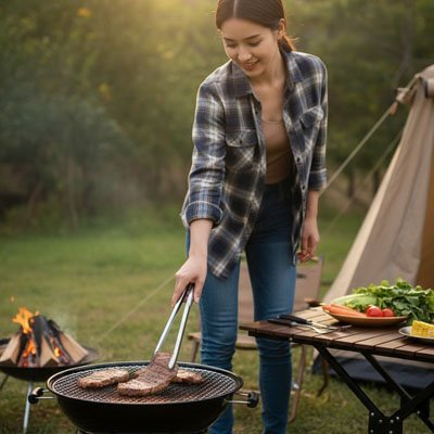 Pince barbecue | Ergonomique Inox - Tout avais un coût